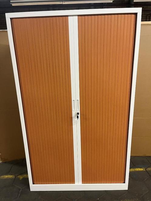 Roldeurkast archiefkast modern wit/beuken 1980x1200x430 mm, Huis en Inrichting, Kasten | Roldeurkasten en Archiefkasten, Nieuw