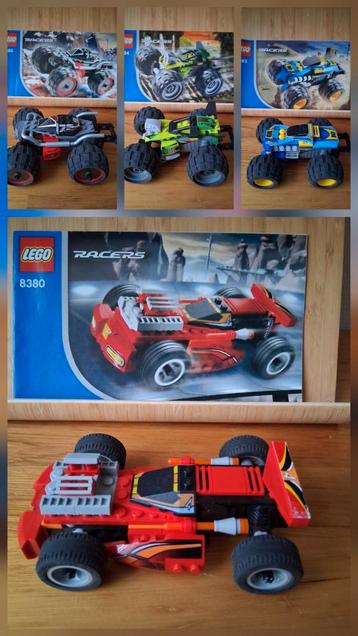 Set van 4 lego racers pull-back race auto's prijs is als set beschikbaar voor biedingen
