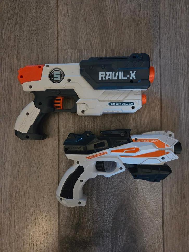 Pistool Soft pijltjes, Kinderen en Baby's, Speelgoed | Buiten | Actiespeelgoed, Zo goed als nieuw, Ophalen of Verzenden