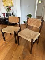Stilish vintage chairs, Huis en Inrichting, Stoelen, Vintage 70s, Twee, Gebruikt, Bruin