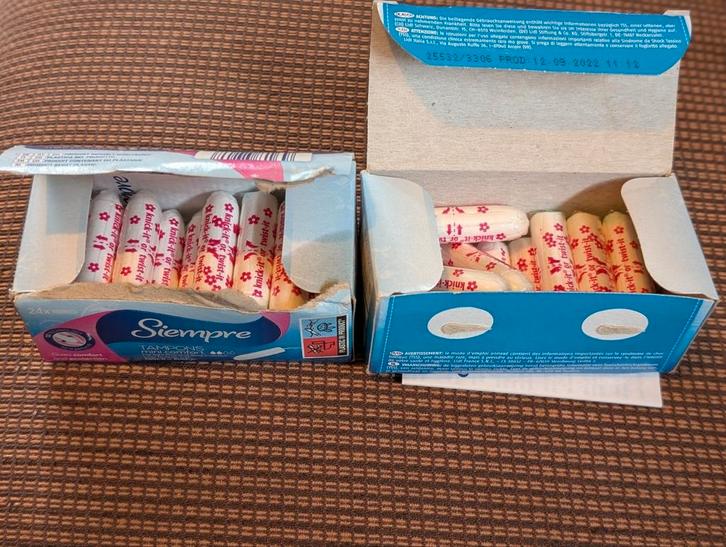 Tampons Mini Comfort Siempre – gratis af te halen, Diversen, Levensmiddelen, Ophalen