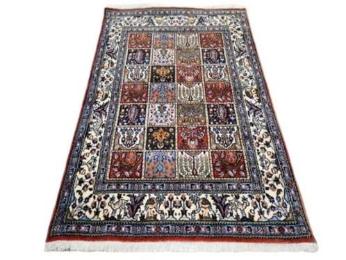 Handgeknoopt Perzisch wol tapijt Moud vlakken 95x145cm, Huis en Inrichting, Stoffering | Tapijten en Kleden, Zo goed als nieuw