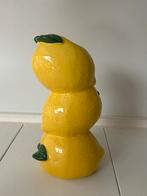 Leuk vaasje in de vorm van citroenen, Ophalen, Steen, Gebruikt, Geel