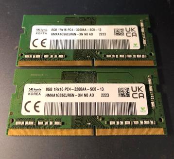 16GB (2x8GB) DDR4 RAM Geheugen beschikbaar voor biedingen