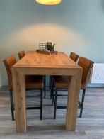 Eet tafel + stoelen, 50 tot 100 cm, 100 tot 150 cm, Gebruikt, Rechthoekig