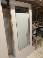 Glazen binnendeur opdek 83x201cm, Doe-het-zelf en Verbouw, Deuren en Horren, Ophalen, Gebruikt, 80 tot 100 cm, Binnendeur