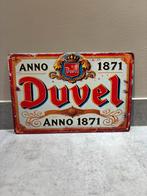 Mancave Bar Café Wanddecoratie metalen bordje Duvel bier, Ophalen of Verzenden, Zo goed als nieuw, Reclamebord