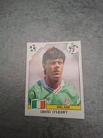 Panini sticker WK 90 Italia. Speler David O'leary Ierland., Hobby en Vrije tijd, Verzenden, Zo goed als nieuw, Sticker