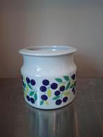 Arabia Finland Jampot met blauwe bessen, Gebruikt, Porselein of Keramiek, Schaal, Rond