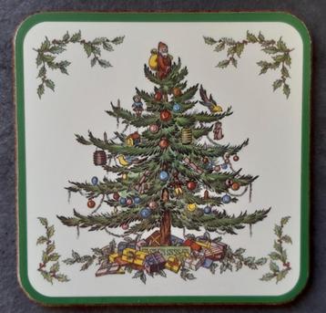 Onderzetters met Kerstboom, kerstboom, KERST beschikbaar voor biedingen