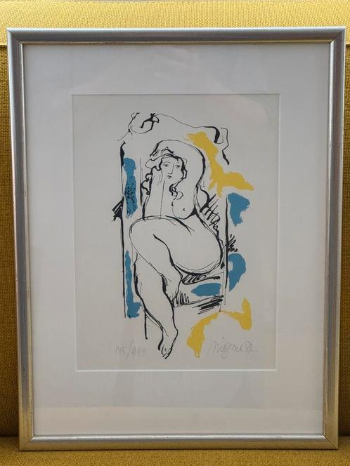 Zeefdruk Nic Jonk, Antiek en Kunst, Kunst | Litho's en Zeefdrukken, Ophalen of Verzenden
