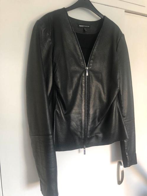 z.g.a.n. Leren jasje, Arma. Valt als maat 38., Kleding | Dames, Jasjes, Kostuums en Pakken, Zo goed als nieuw, Maat 38/40 (M)