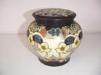 Goedewaagen plateel keramiek dekselpot. Art nouveau decor ., Ophalen of Verzenden