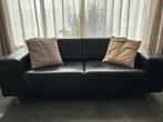 Lederen bank van SANDERS WONEN- Zo goed als nieuw!, Driepersoons, Ophalen of Verzenden, Zo goed als nieuw, Rechte bank