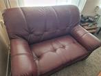 Lederen 2-zitsbank, Ophalen, Gebruikt, 75 tot 100 cm