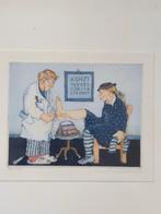 ets kleur CHRISTINA THRÄN. Bij de dokter 1992, Antiek en Kunst, Kunst | Etsen en Gravures, Ophalen