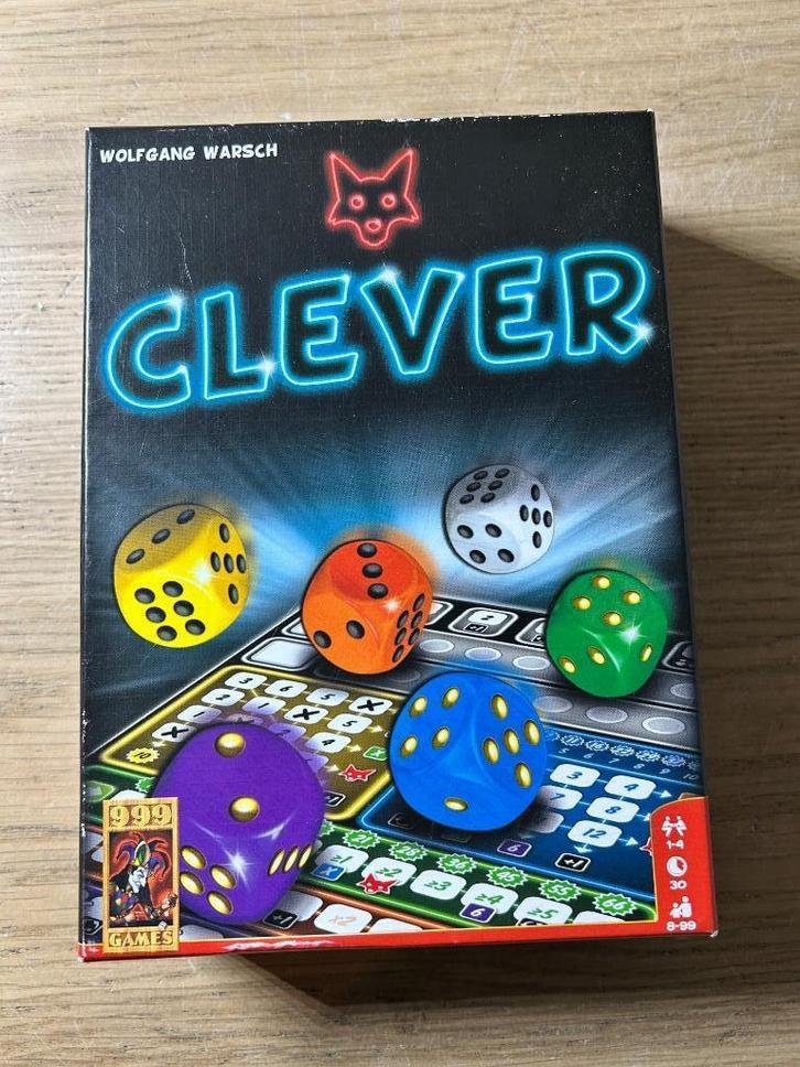 Clever Dobbelspel 999 Games, Hobby en Vrije tijd, Gezelschapsspellen | Bordspellen, Zo goed als nieuw, Ophalen of Verzenden