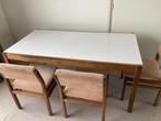 Pastoe Cees Braakman Japanse serie uitschuiftafel, 6 stoelen, Ophalen, Gebruikt, Vintage Jaren 60, retrodesign (Mid Century Modern).