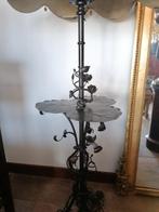 top Art Nouveau lotus lamp, Ophalen of Verzenden