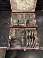 Verzilverd bestek 100 verzilverd 84 delig. 12 pers., Ophalen of Verzenden