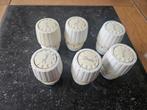 Thermostaatknoppen - Set van 6, Doe-het-zelf en Verbouw, Thermostaten, Ophalen of Verzenden, Gebruikt