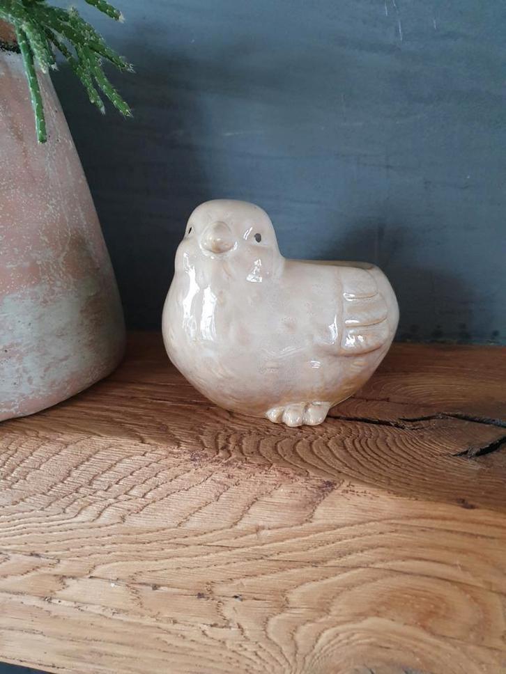 Leuk bloempotje model vogel jaren 70, Verzamelen, Retro, Huis en Inrichting, Ophalen of Verzenden