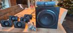 Logitech Z906 5.1 Surround Sound Systeem, Computers en Software, Pc speakers, Ophalen of Verzenden, Gebruikt, Audiokanaal 5.1