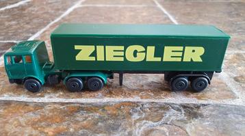 Schaalmodel vrachtwagen combinatie Ziegler
