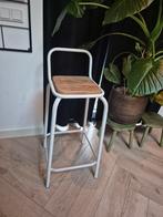 Kitchen trend barkruk met rugleuning, Huis en Inrichting, Barkrukken, Ophalen, 60 tot 90 cm