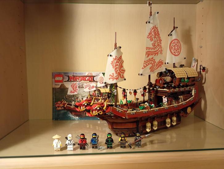 Lego Ninjago 70618 Bounty schip- met minifiguren, Kinderen en Baby's, Speelgoed | Duplo en Lego, Zo goed als nieuw, Lego, Complete set
