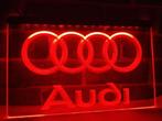 Audi auto sline verlichting neon bord reclamebord lamp LED, Verzamelen, Merken en Reclamevoorwerpen, Nieuw, Ophalen of Verzenden