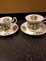 ROYAL ALBERT, BONE CHINA, dames en heren.kop en schotel, Onbekend, Ophalen of Verzenden, Zo goed als nieuw, Onbekend