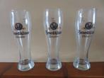 Duitse bier glazen 3 st merk ( Benediktiner Weissbier) nieuw, Ophalen, Zo goed als nieuw, Bierglas