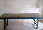 Indiase Markttafel, Huis en Inrichting, Ophalen, Gebruikt, 150 tot 200 cm, Rechthoekig