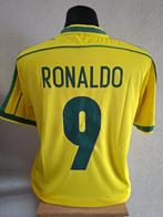 Ronaldo R9 Brazilië 1998 Voetbalshirt Maat L, Maat L, Ophalen of Verzenden, Zo goed als nieuw, Shirt