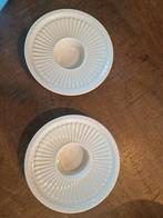 Twee Wedgwood Edme waxinelicht houders, Ophalen of Verzenden, Zo goed als nieuw, Kop en/of schotel