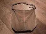 Burkey Handtas - Mooie suède handtas, Ophalen of Verzenden, Gebruikt, Bruin, Handtas