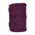 6 mm twisted macrame touw bordeaux rood gerecycled katoen, Hobby en Vrije tijd, Overige Hobby en Vrije tijd, Ophalen of Verzenden