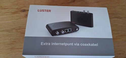 Luster , MoCa, 21062140, internet via de coaxkabel, Computers en Software, Routers en Modems, Nieuw, Ophalen of Verzenden