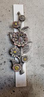 T.k Jaren 60 & 70 wanddecoratie bloemen vintage, Ophalen of Verzenden