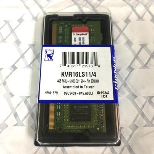 Kingston DDR3 SODimm 4GB modules nieuw in doos., Computers en Software, RAM geheugen, Nieuw, Laptop, DDR3, Ophalen of Verzenden