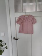 Roze pof mouw blouse zara maat 104, Gebruikt, Meisje, Overhemd of Blouse, Ophalen of Verzenden
