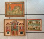 Antieke houten blokkendoos, Antiek en Kunst, Ophalen of Verzenden