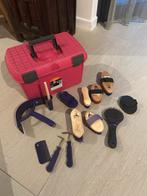 Poetskist en poetstas met toebehoren, Dieren en Toebehoren, Paarden en Pony's | Overige Paardenspullen, Ophalen, Gebruikt, Dressuur