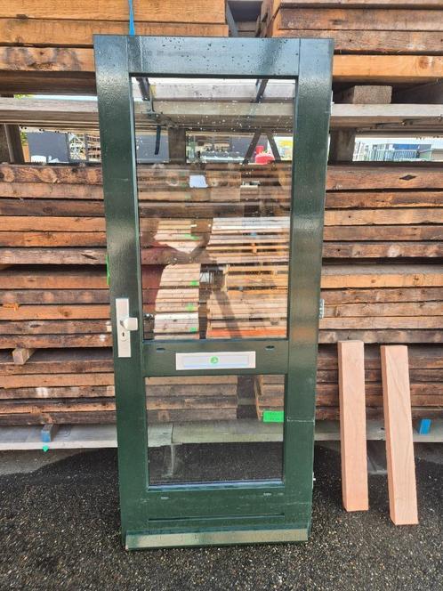 Voordeur buitendeur deur 210,5x87cm dubbel glas ( 058 ), Doe-het-zelf en Verbouw, Deuren en Horren, Gebruikt, Buitendeur, 200 tot 215 cm