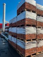 Oude rode oranje vormbak stenen 21x5 jaren 30 40 50 95M2!, Verzenden, Gebruikt, Bakstenen
