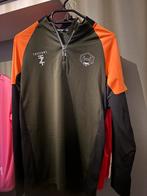 Touzani trainingspak (groen/oranje-zwart), Kleding | Heren, Verzenden, Zo goed als nieuw, Zwart, Voetbal