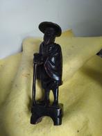 14521) mooi oud houten beeld  oude Chineese man  hoog 26cm, Antiek en Kunst, Ophalen of Verzenden