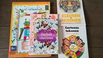 Partij (kleur) boeken diverse tekenblokken klein/groot, Ophalen of Verzenden, Gebruikt, Boek of Gids
