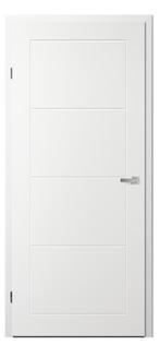 Binnendeur LL53 – 231,5 x 88 cm – wit afgelakt – lichte kras, Doe-het-zelf en Verbouw, Deuren en Horren, Ophalen, 80 tot 100 cm